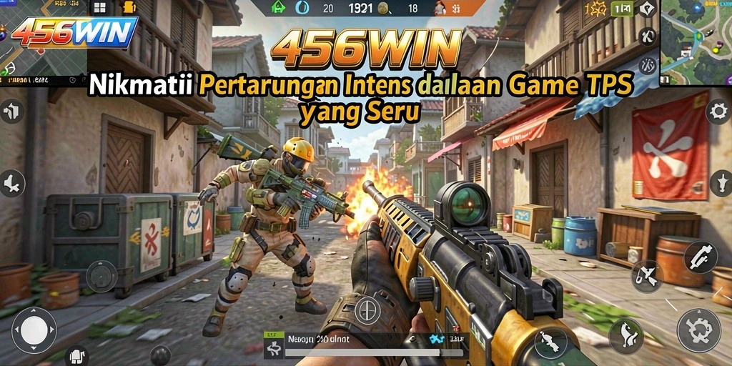 Gameplay seru di 456WIN dengan aksi pertempuran TPS.
