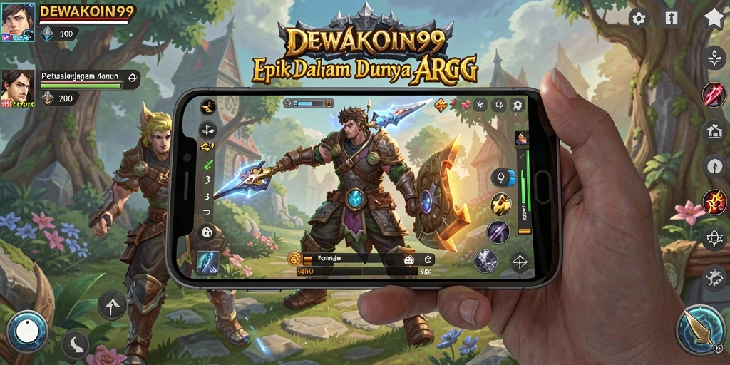 Tampilan gameplay DEWAKOIN99 yang mengasyikkan dan penuh aksi ARPG.