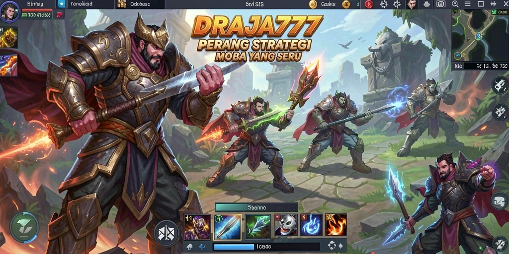 Gameplay seru DRAJA777 dengan aksi pertarungan dinamis.