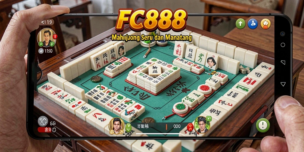 Tampilan gameplay Mahjong yang menarik di FC888.