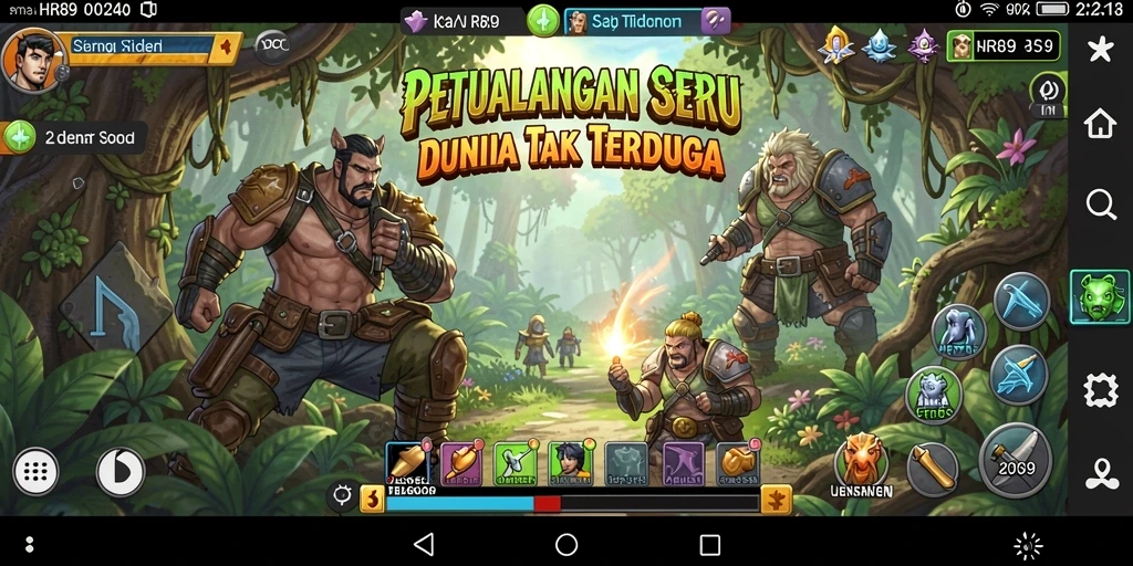 Tampilan gameplay HR89 yang menegangkan dan mendebarkan.