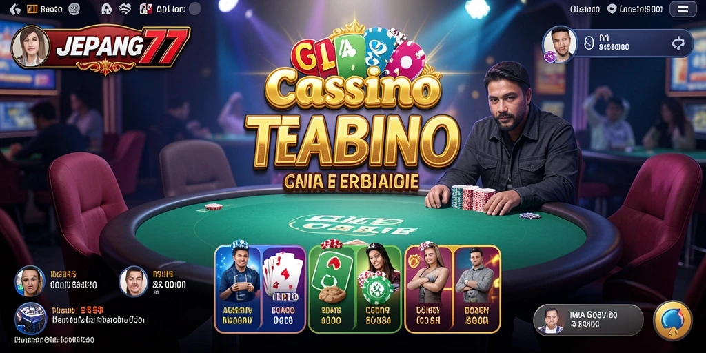 Tampilan layar utama gameplay Live Casino di JEPANG77.
