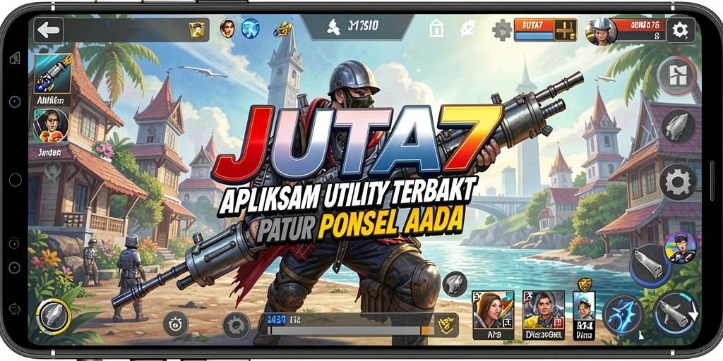 Tampilan antarmuka JUTA7 yang intuitif dan mudah digunakan.
