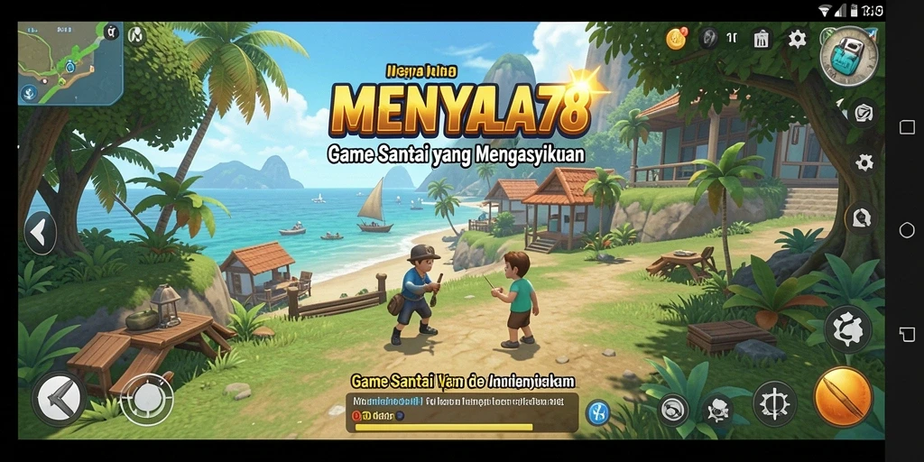 Tampilan gameplay MENYALA78 yang penuh warna dan mengasyikkan.