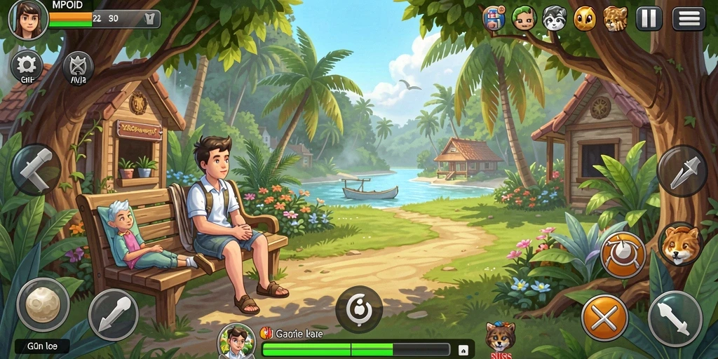 Screenshot MPOID menunjukkan gameplay yang menantang dan menyenangkan.