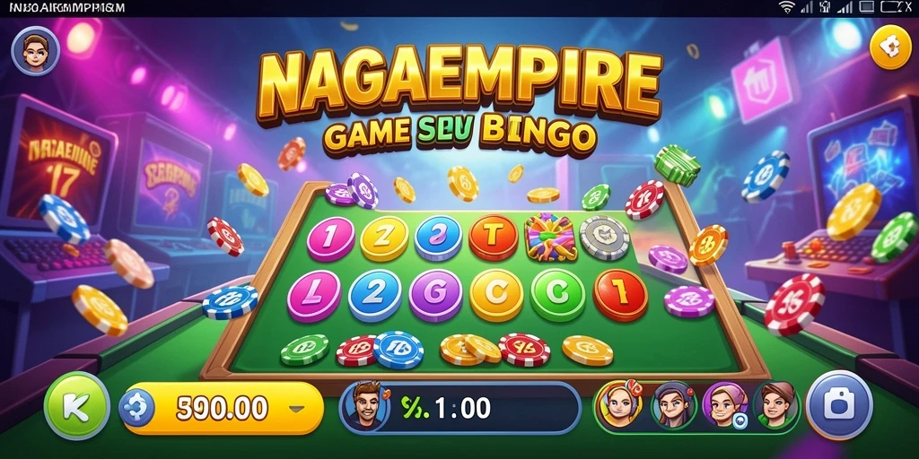 Tampilan screenshot gameplay Bingo NAGAEMPIRE yang mendebarkan.