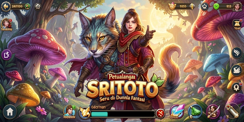 Tangkapan layar gameplay <strong>SRITOTO</strong> yang menunjukkan aksi petualangan yang mendebarkan.