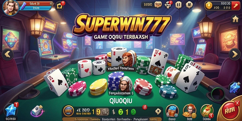 Screenshot gameplay SUPERWIN777 yang mendebarkan dalam QiuQiu.