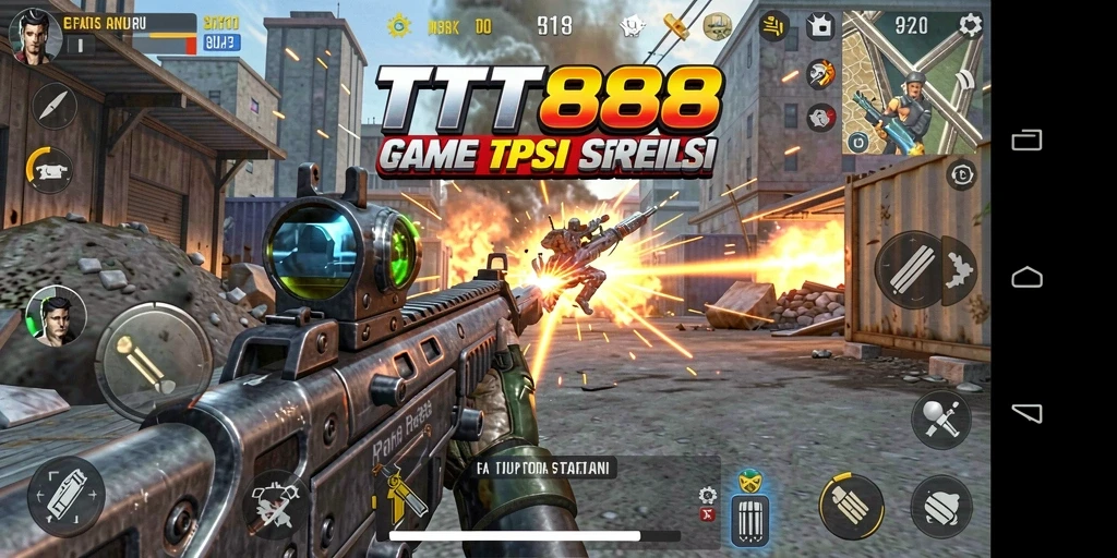 Tampilan gameplay TTT888 yang mendebarkan dan dinamis.